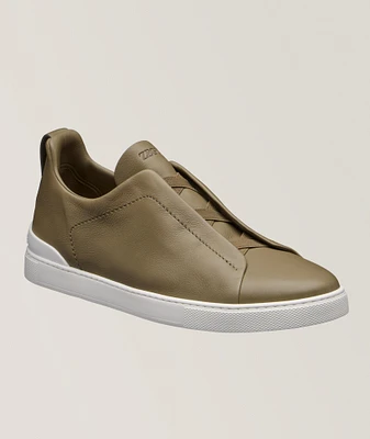 Triple Stitch SecondSkin Leather Sneakers