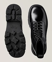 Monolith Polished Leather Lug Boots