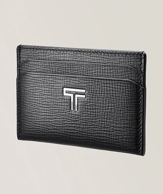 Turin Slim Pebbled Leather Cardholder