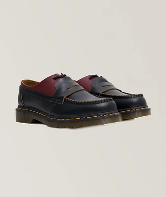 X Dr. Martens Leather Penny Loafers