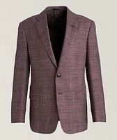 Textured Virgin Wool-Blend Sport Jacket