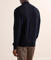 Wool-Blend Half-Zip Sweater