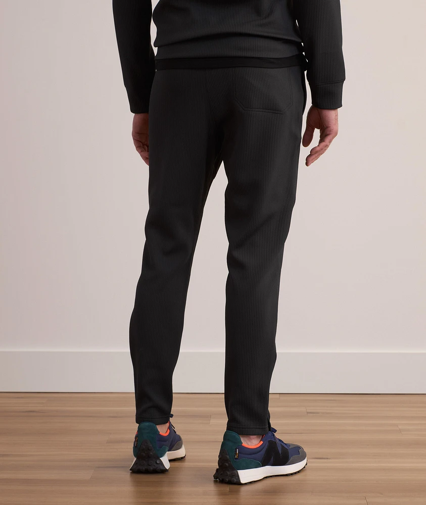 Textured Double-Knit Slim Joggers