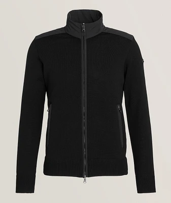 Virgin Wool Full-Zip Sweater