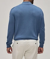 Quarter-Zip Wool Knit Sweater
