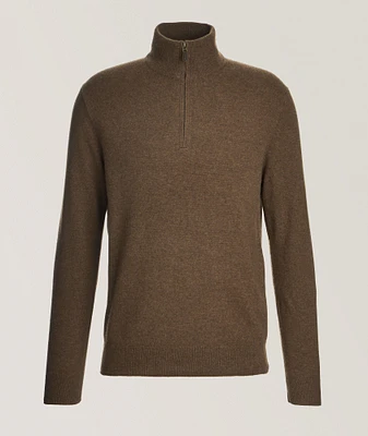 Wool Quarter-Zip Sweater