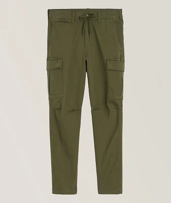 Stretch-Cotton Cargo Pants