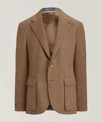 Herringbone Wool Sport Jacket