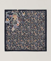 Floral Paisley Silk Pocket Square