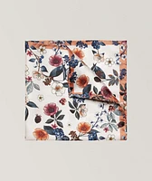 Floral Silk Twill Pocket Square