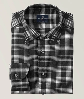 Bellagio Modern Fit Flannel Dress Shirt