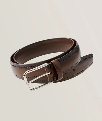 Smooth Calf Leather Belt