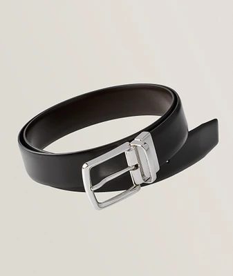Reversible Smooth Calf Leather Belt