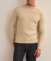 Wool-Cashmere Jersey Crewneck Sweater