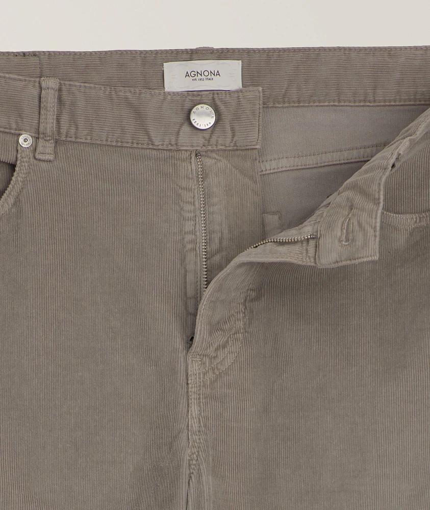 Corduroy Stretch-Cotton Pants