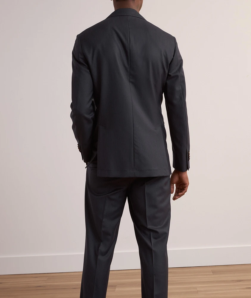 Pinstripe Virgin Wool Suit