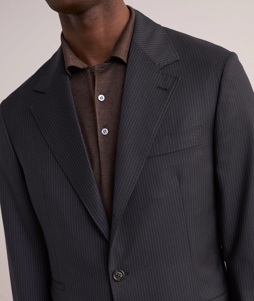 Pinstripe Virgin Wool Suit
