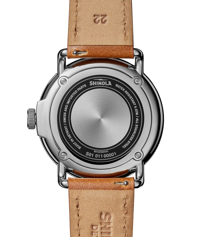 The Canfield Model C56 Leather Strap Watch