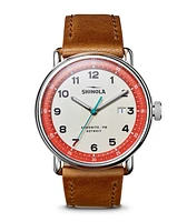 The Canfield Model C56 Leather Strap Watch