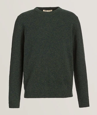 Mouliné Wool-Blend Crewneck Sweater