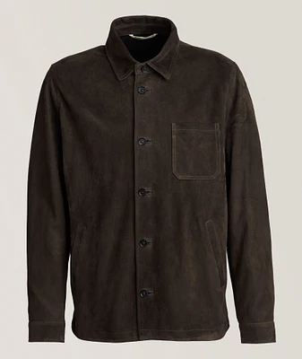 Suede Leather Overshirt