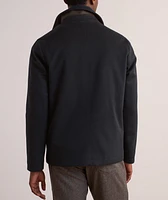 Insert Virgin Wool-Blend Carcoat