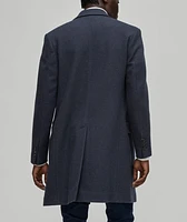 Wool-Blend Double-Breasted Coat