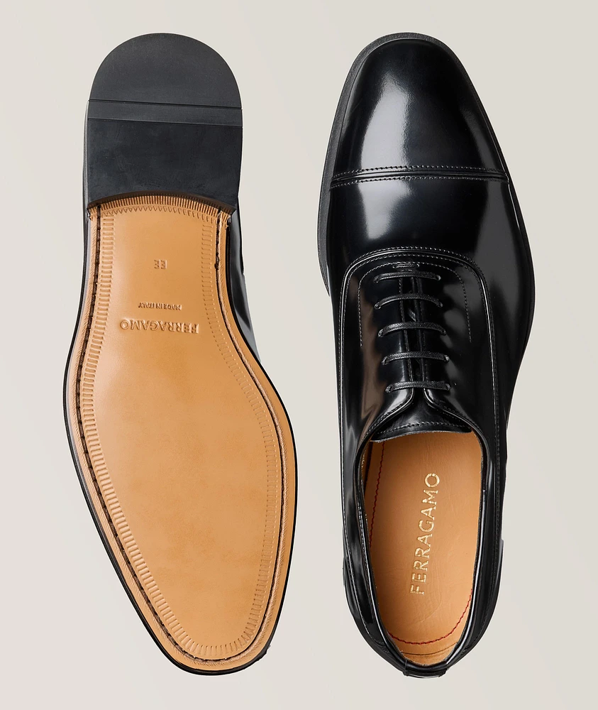 Fermin Polished Leather Oxfords