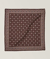 Paisley Wool-Cotton Pocket Square