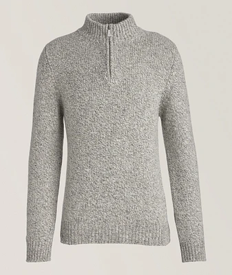 Cashmere Quarter-Zip Sweater