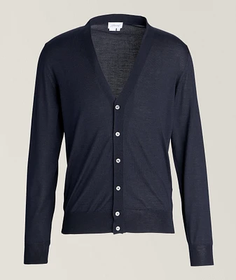 Virgin Wool, Silk & Cashmere Cardigan