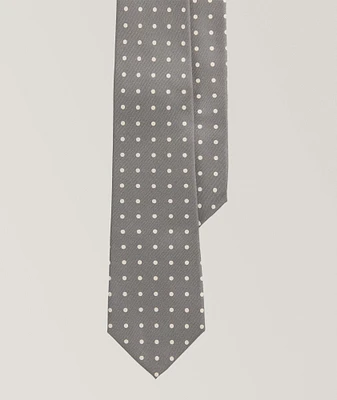 Foulard Spot Cashmere-Silk Tie 