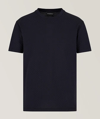All-Over Diamond Jacquard T-Shirt