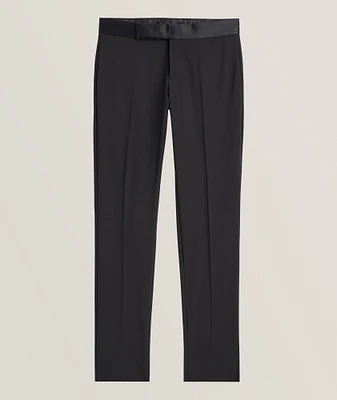 Stretch-Virgin Wool Dress Pants