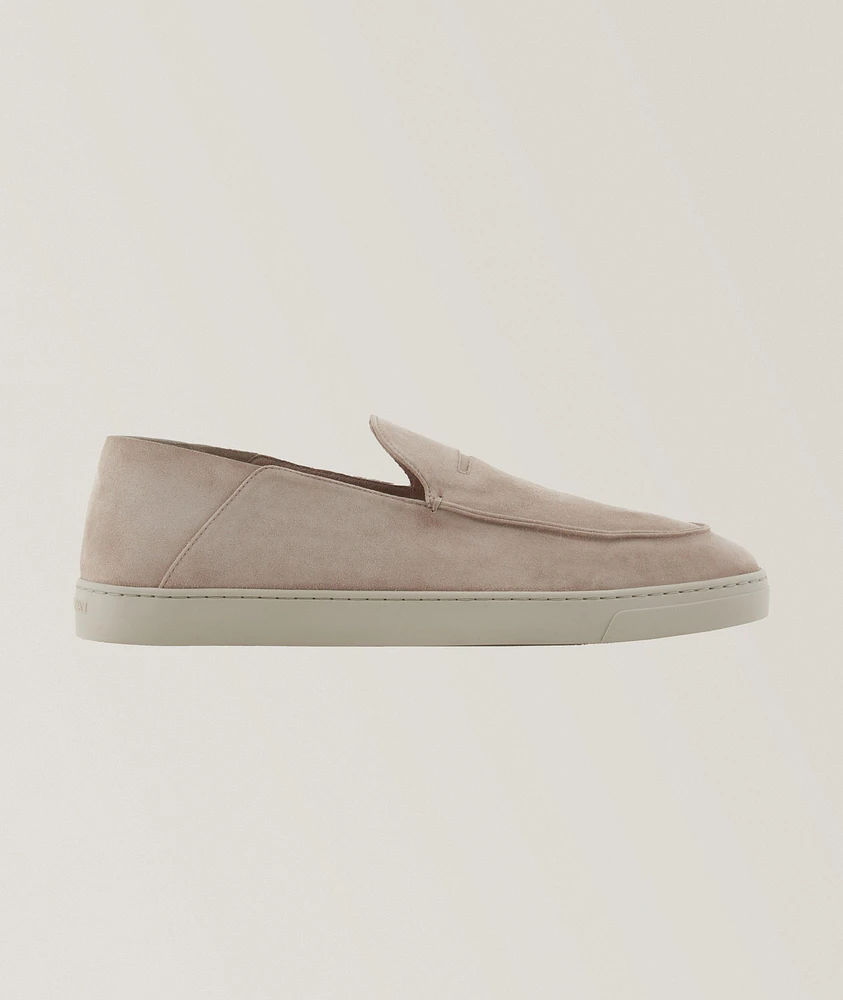 Suede Penny Loafers
