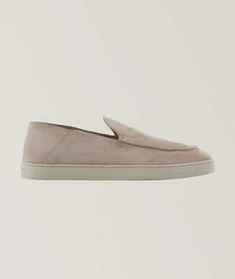 Suede Penny Loafers