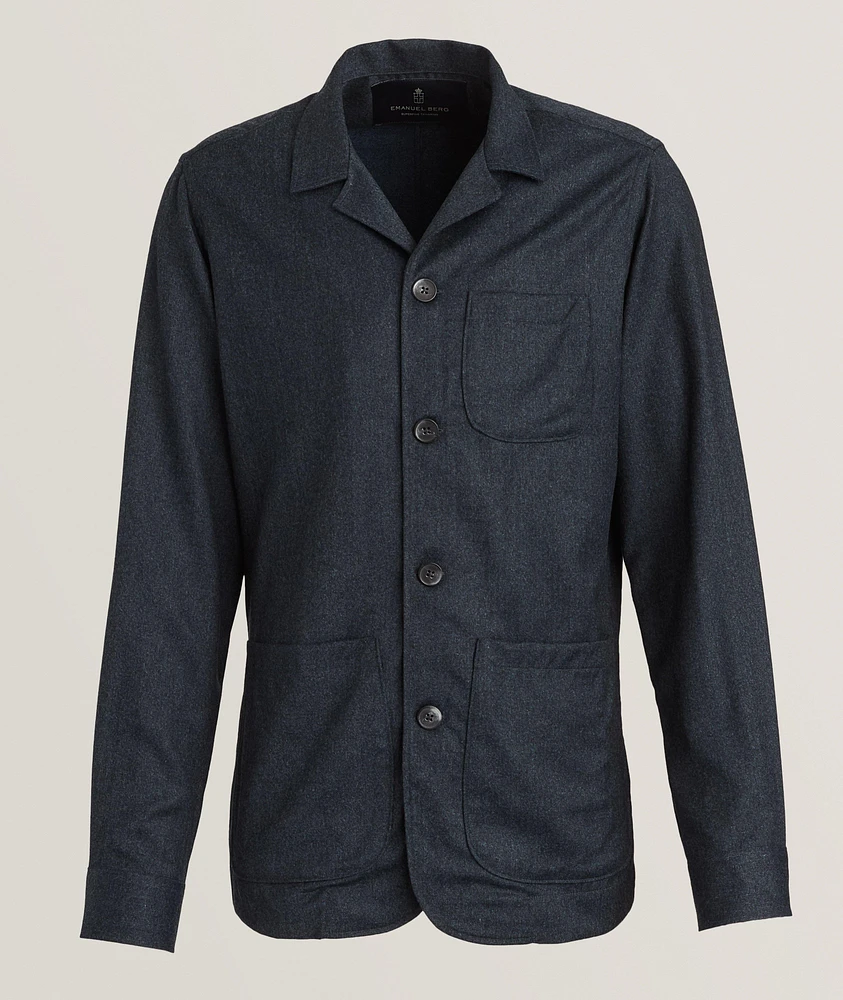 Wool Flannel Overshirt