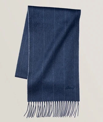 Fringed Silk-Cashmere Scarf
