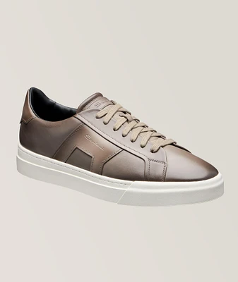 Burnished Nappa Leather Sneakers