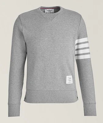 4-Bar Cotton Sweatshirt