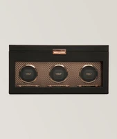 Axis Triple-Watch Winder With Storage