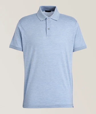 Cotton-Silk Polo Shirt