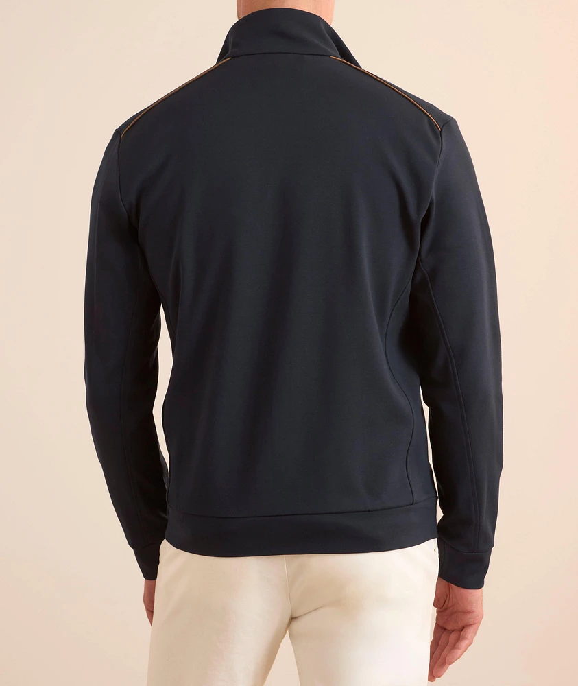 Typhoon Re-4x4 Full-Zip Piping Sweater