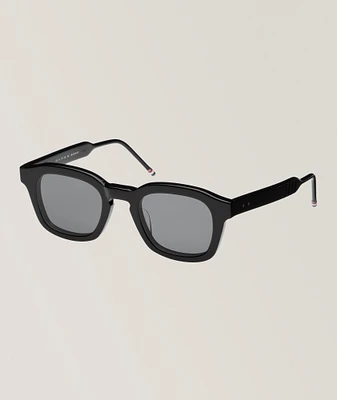 Rectangular Frame Acetate Sunglasses
