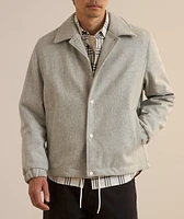 Wool-Blend Bomber Jacket