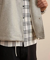 Wool-Blend Bomber Jacket