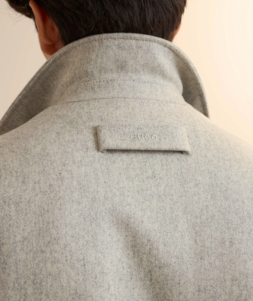Wool-Blend Bomber Jacket