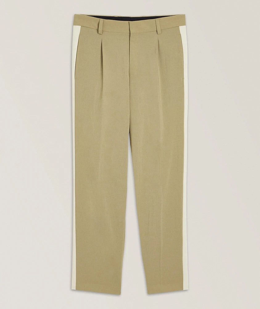 Contrast Side Panel Pants