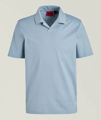 Mercerized Cotton Slim-Fit Polo