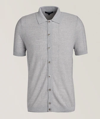 Merino Wool-Silk Knit Shirt